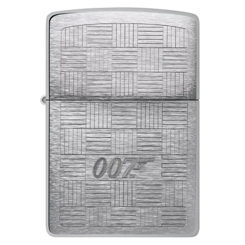 Бензинові запальнички Запальничка бензинова ZIPPO James Bond 007® Tuxedo, матовий хром (46853)