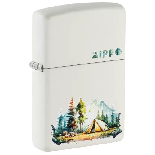 Бензинові запальнички Запальничка бензинова ZIPPO Nature Retreat Design, білий (46474)