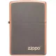 Бензинові запальнички Запальничка бензинова Zippo Rustic Bronze Lasered Zippo Logo, мідний (49839 ZL)