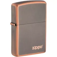 Запальничка бензинова Zippo Rustic Bronze Lasered Zippo Logo, мідний (49839 ZL) Запальничка бензинова Zippo Rustic Bronze Lasered Zippo Logo, мідний (49839 ZL)