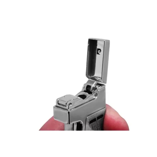 Бензинові запальнички Запальничка "Pierre Cardin" кремнієва, турбо, хром-насічка (MFH-272-03)