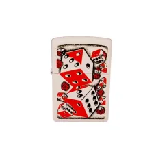 Запальничка Zippo BS Dicey White Matte (28031)