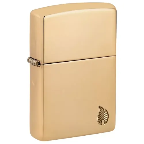 Зажигалка армированная бензиновая ZIPPO Armor® High Polish Brass Flame Design Series Flame (46397)