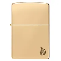 Зажигалка армированная бензиновая ZIPPO Armor® High Polish Brass Flame Design Series Flame (46397)
