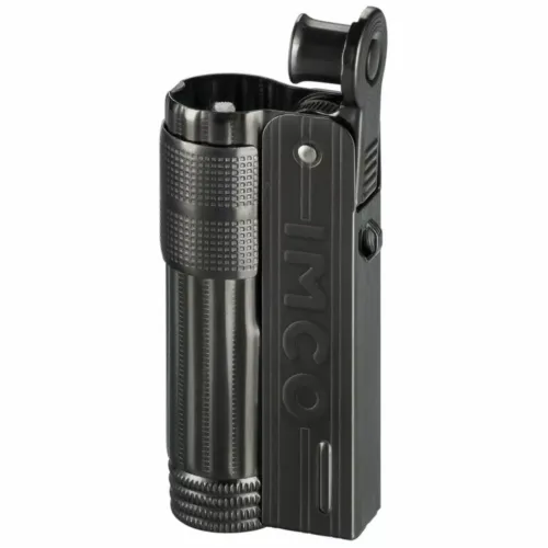 Зажигалка бензиновая IMCO Triplex Super 6700P Oil Brass gunmetal IMCO Logo Black черный хром (IM1800023)