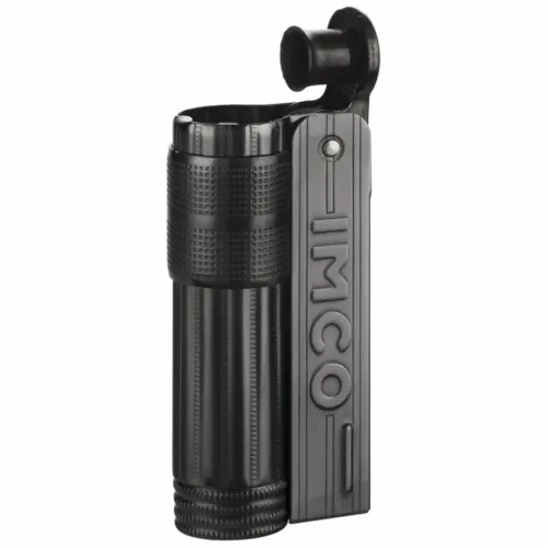 Зажигалка бензиновая IMCO Triplex Super 6700P Oil Brass gunmetal IMCO Logo Black черный хром (IM1800023)