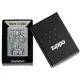 Зажигалка бензиновая ZIPPO Saloon Skull Emblem, матовый хром (49298)