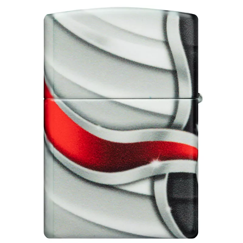 Зажигалка бензиновая Zippo Flame Design с покрытием White Matte (49357)