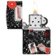 Зажигалка бензиновая ZIPPO Notebook Zippo Design , черный (46707)