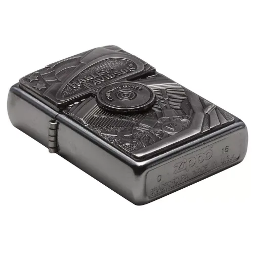 Зажигалка бензиновая Zippo 207 Harley-Davidson Motor Flag (29266)