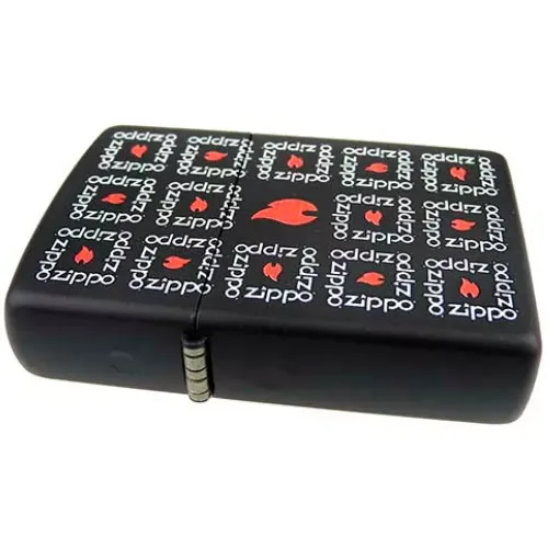 Зажигалка бензиновая ZIPPO Surround Boxes Black Matte (28667)