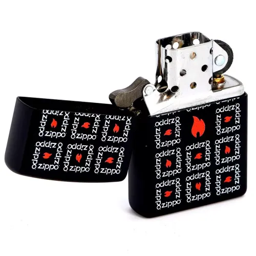 Зажигалка бензиновая ZIPPO Surround Boxes Black Matte (28667)
