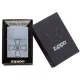 Запальничка бензинова Zippo Ukraine Classic Street Chrome гравіювання знак ЗСУ (207 ЗСУ)