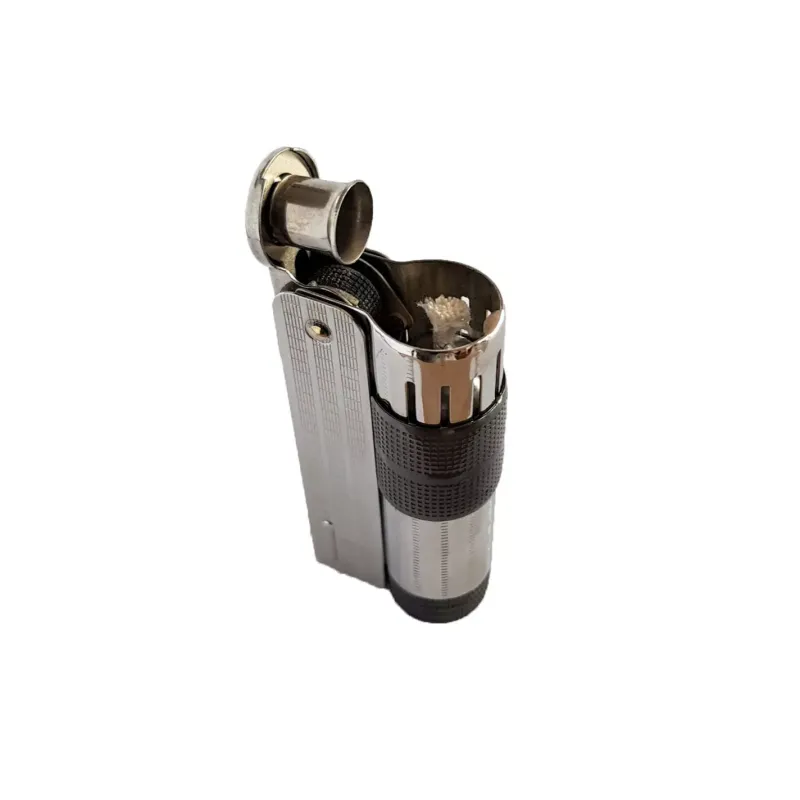 Зажигалка бензиновая IMCO Super 6700 Triplex Oil chrome black Two Tone хром, черная (IM1800082)