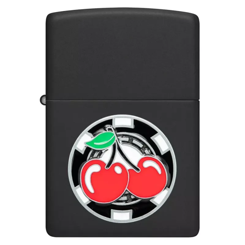 Бензиновая зажигалка Zippo 218 Cherries Poker Chip (48905)