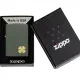 Зажигалка бензиновая Zippo Four Leaf Clover Design Темно-зеленая (49796)