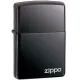 Запальничка Zippo CLASSIC BLACK ICE with logo чорний лід (150ZL)