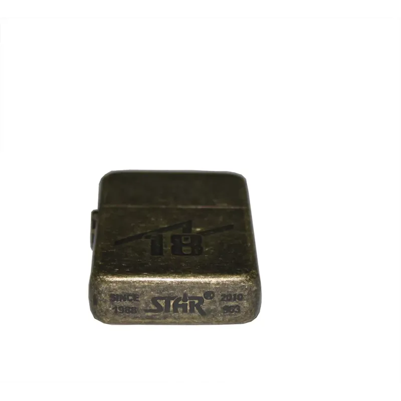 Зажигалка бензиновая STAR Золотистый (23639STAR)