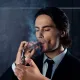 Зажигалка газовая тонкая турбо Laguiole рисунок дерево, металл, пластик, подарочная коробка (40202535)