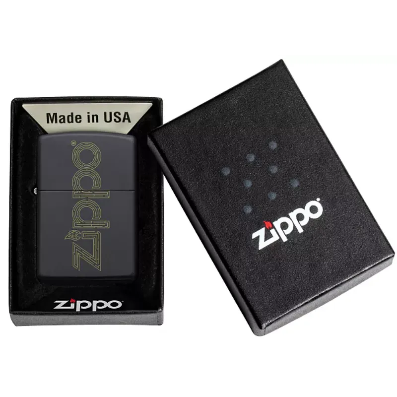 Зажигалка бензиновая Matte ZIPPO Black (49598)