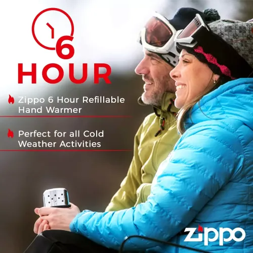 Каталитическая бензиновая грелка для рук на 6 часов Zippo Hand Warmer Mini-Euro серебристая (40360)