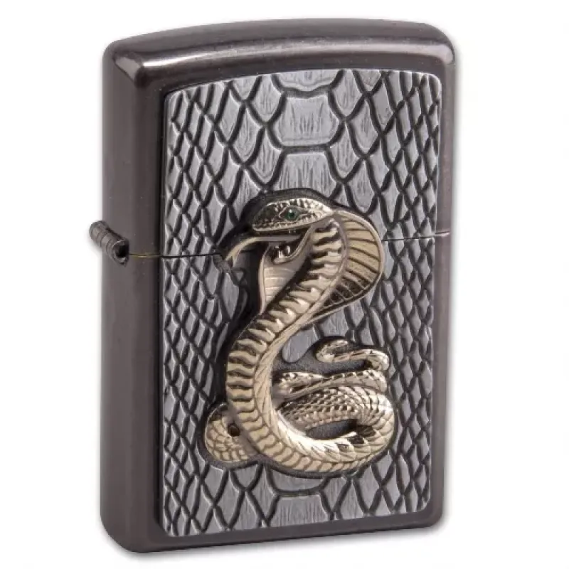 Зажигалка бензиновая ZIPPO Kobra gold (2005928)