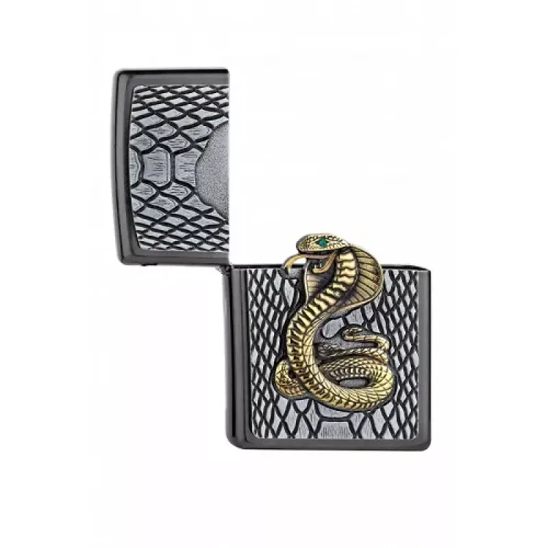 Зажигалка бензиновая ZIPPO Kobra gold (2005928)