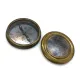 Компас безжидкостный бронзовый в кожаном футляре " Dollond London" Compass Dolland Antic 8,7 х3,5см (DN34903)