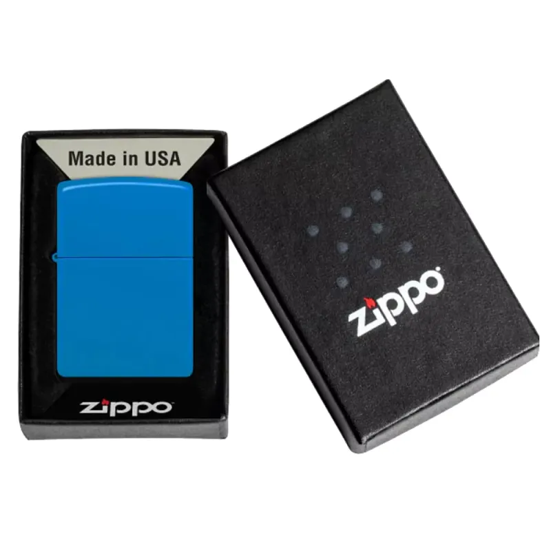 Запальничка бензинова Zippo Sky Blue Matte Блакитна (48628)