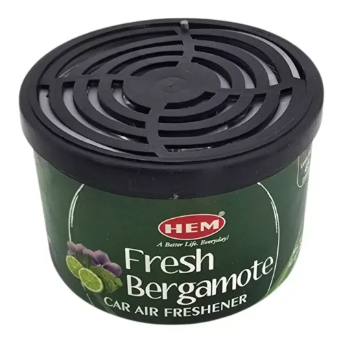 Набори пахощів Ароматизатор для приміщення чи автомобіля HEM Fresh Bergamote в баночці, бергамот (DN36560)
