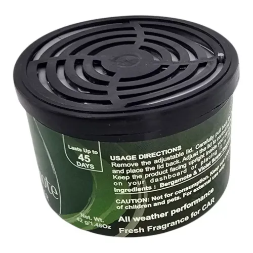 Набори пахощів Ароматизатор для приміщення чи автомобіля HEM Fresh Bergamote в баночці, бергамот (DN36560)