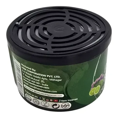 Набори пахощів Ароматизатор для приміщення чи автомобіля HEM Fresh Bergamote в баночці, бергамот (DN36560)