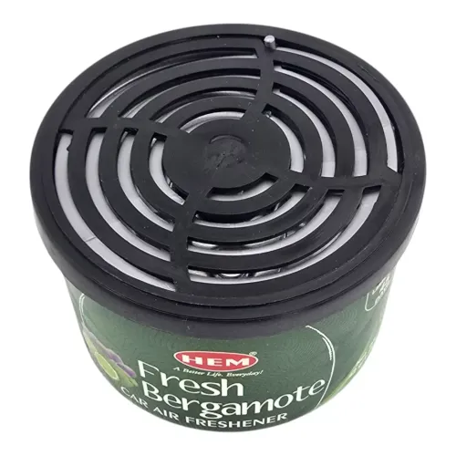 Набори пахощів Ароматизатор для приміщення чи автомобіля HEM Fresh Bergamote в баночці, бергамот (DN36560)
