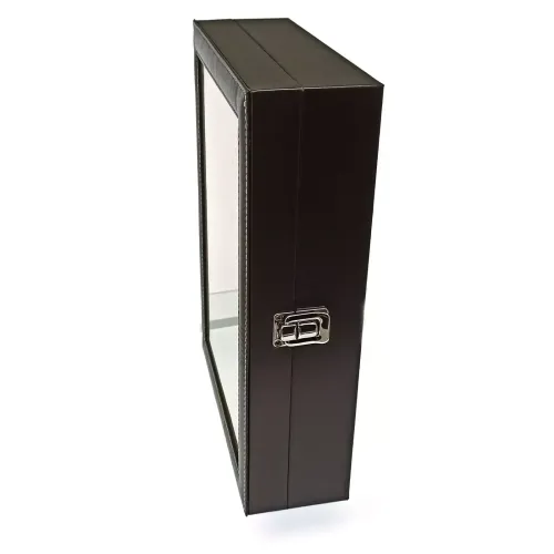 Футляри Футляр для зберігання окулярів 8 шт 34х25х8.5 см еко-шкіра, чорний (DN32148)