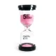 Песочные часы Часы песочные на 5 минут розовый песок 10,5х4,5х4,5 см (DN30720)
