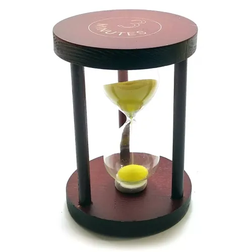 Пісочний годинник Годинник пісочний None 7х7х10 см Жовтий (DN32107C)