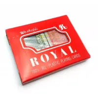 Карти гральні з пластиковим покриттям Duke Royal 2 колоди по 54 аркуші 57x86 мм (DN20295)