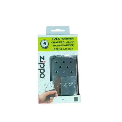 Туристичні грілки Каталітична бензинова грілка для рук на 6 годин Zippo Hand Warmer Mini-Euro срібляста (40360)