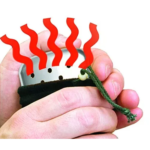 Туристичні грілки Каталітична бензинова грілка для рук на 6 годин Zippo Hand Warmer Mini-Euro срібляста (40360)