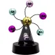 Приниматели решений и антистрессы Маятник кинетический антистресс "Цветные шары" инерционный (4 батареи АА в комплект не входят) пластик, хром (21х17х11 см) (DN29733N)