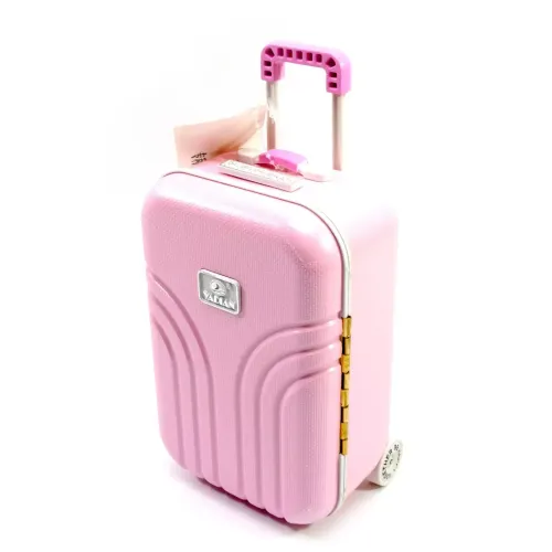 Скриньки, комодики, шафки Музична скринька чемоданчик "Балерина" з дзеркалом, пластик, рожевий (DN28749A)