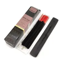 Благовония Белый Шалфей White Sage Tulasi 40 штук аромапалочек и деревянная подставка (DN34551)