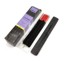 Благовония с деревянной подставкой Tulasi Lavender 40 аромапалочек (DN34546)