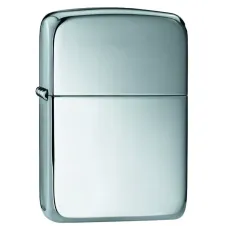 Серебряная бензиновая зажигалка Zippo 23 Silver 1941 Replica High Polish Sterling (23)