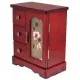 Ящики, комодики, шкафчики Шкафчик-шкафчик под украшения King Wood, вишня (JF-B3017C)