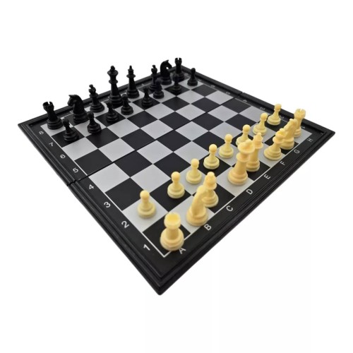 Шахи Шахи магнітні DUKE пластик, чорно-сірі, картонна упаковка 12,3х24,7х4,1 см (DN36180)