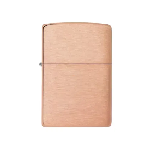 Бензиновые зажигалки Зажигалка коллекционная бензиновая Zippo Solid Copper with Black Plated Insert ручная работа медь (48107)