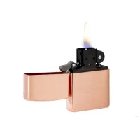 Зажигалка коллекционная бензиновая Zippo Solid Copper with Black Plated Insert ручная работа медь (48107) Зажигалка коллекционная бензиновая Zippo Solid Copper with Black Plated Insert ручная работа медь (48107)