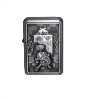 Запальничка бензинова STAR Срібляста (23601STAR)