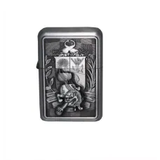 Зажигалка бензиновая STAR Серебристая (23601STAR)